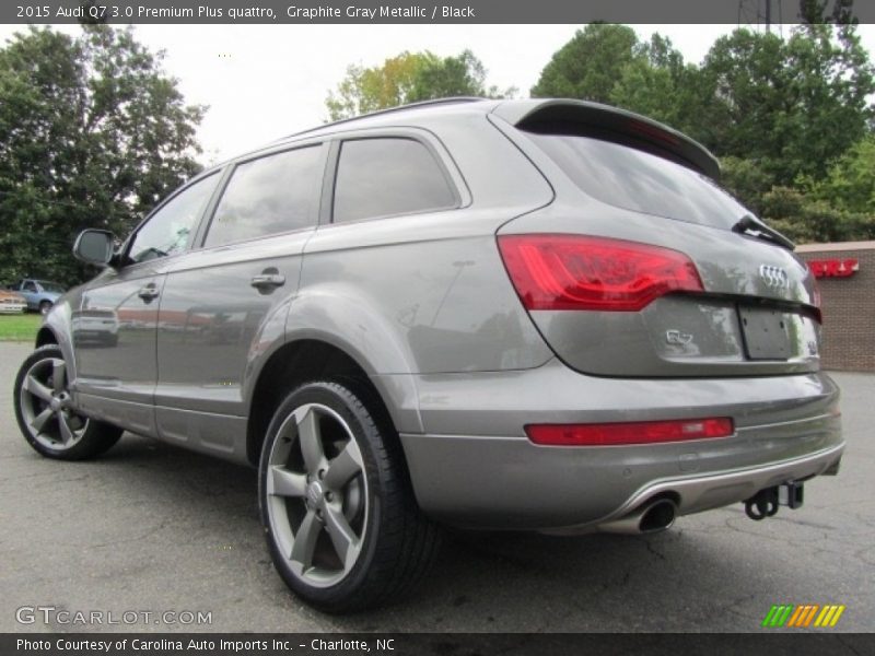 Graphite Gray Metallic / Black 2015 Audi Q7 3.0 Premium Plus quattro