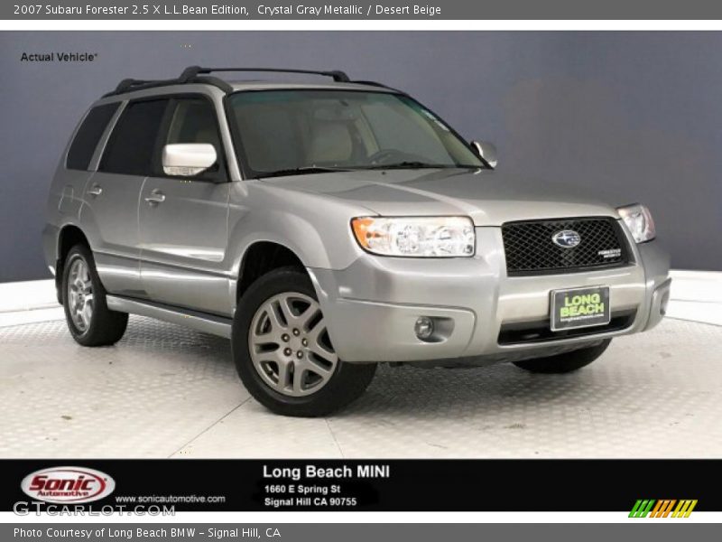 Crystal Gray Metallic / Desert Beige 2007 Subaru Forester 2.5 X L.L.Bean Edition