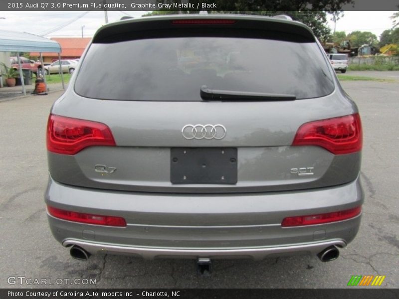 Graphite Gray Metallic / Black 2015 Audi Q7 3.0 Premium Plus quattro