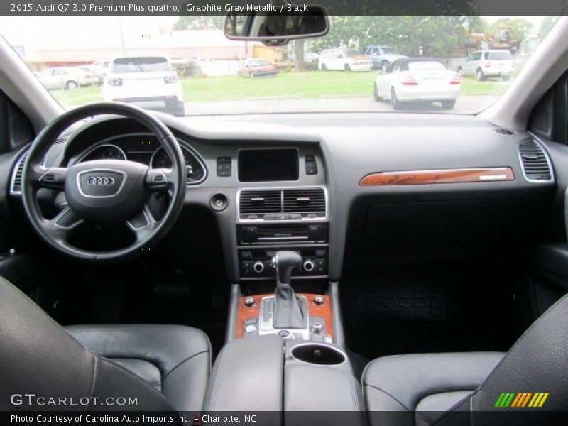 Graphite Gray Metallic / Black 2015 Audi Q7 3.0 Premium Plus quattro