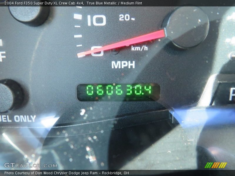 True Blue Metallic / Medium Flint 2004 Ford F350 Super Duty XL Crew Cab 4x4