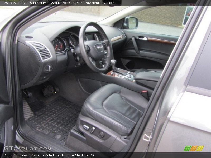 Graphite Gray Metallic / Black 2015 Audi Q7 3.0 Premium Plus quattro