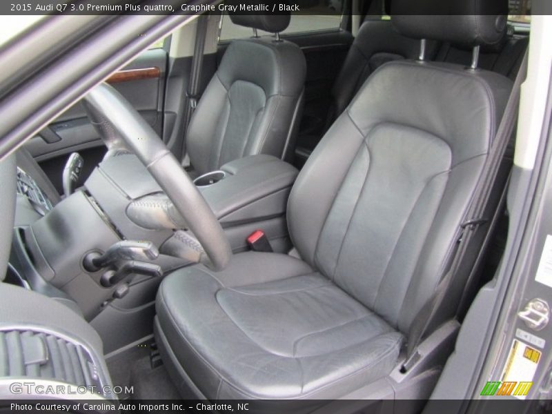 Graphite Gray Metallic / Black 2015 Audi Q7 3.0 Premium Plus quattro