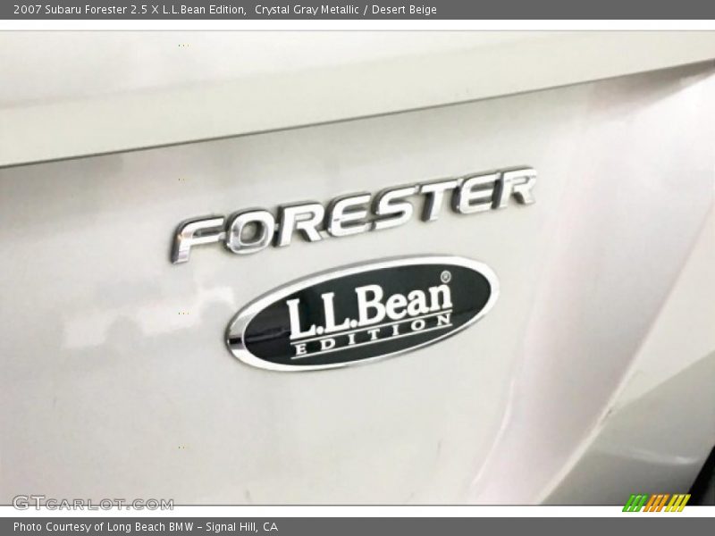 Crystal Gray Metallic / Desert Beige 2007 Subaru Forester 2.5 X L.L.Bean Edition