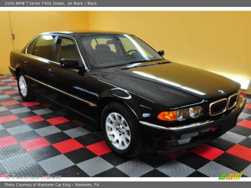 Jet Black / Black 2000 BMW 7 Series 740iL Sedan