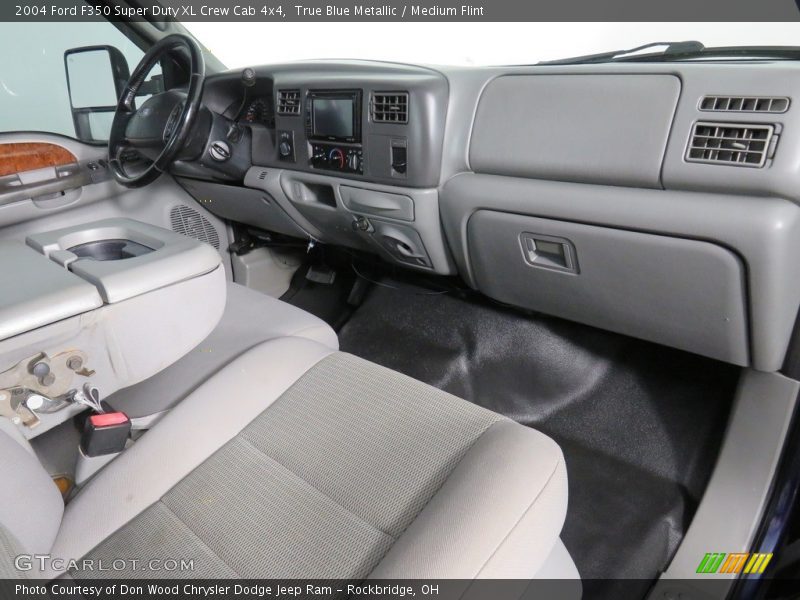 True Blue Metallic / Medium Flint 2004 Ford F350 Super Duty XL Crew Cab 4x4