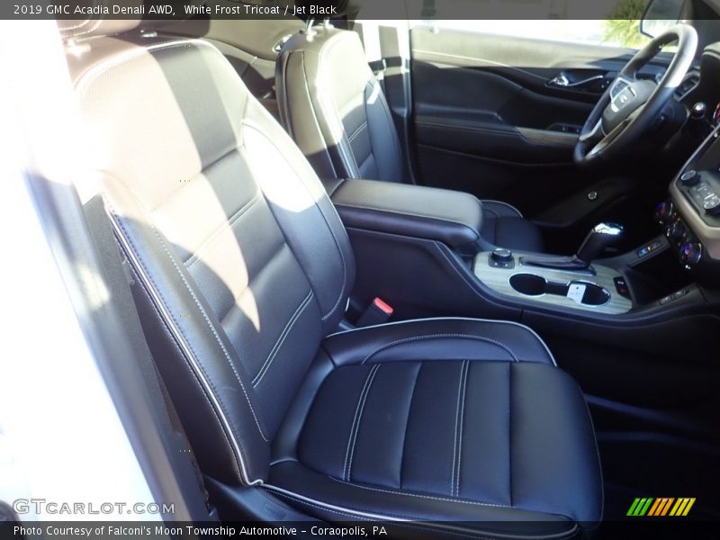 White Frost Tricoat / Jet Black 2019 GMC Acadia Denali AWD