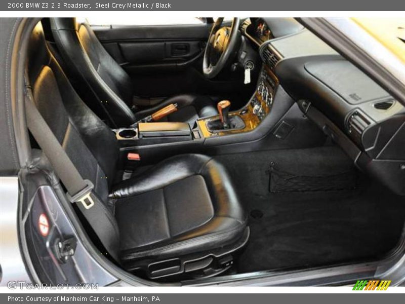 Steel Grey Metallic / Black 2000 BMW Z3 2.3 Roadster