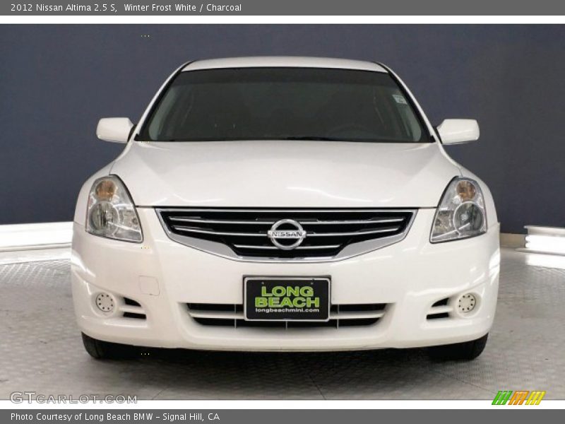 Winter Frost White / Charcoal 2012 Nissan Altima 2.5 S