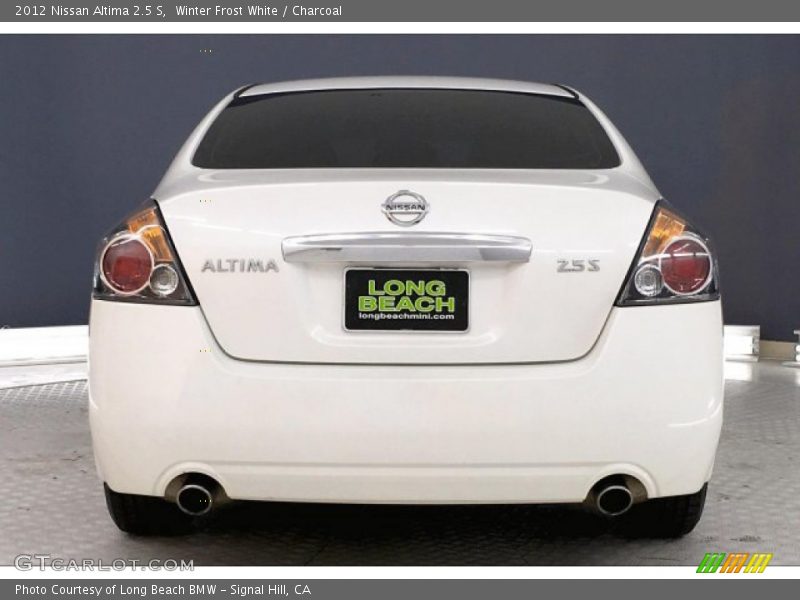 Winter Frost White / Charcoal 2012 Nissan Altima 2.5 S