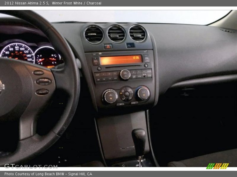 Winter Frost White / Charcoal 2012 Nissan Altima 2.5 S