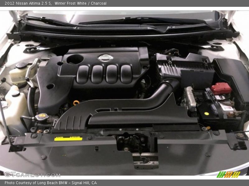 Winter Frost White / Charcoal 2012 Nissan Altima 2.5 S