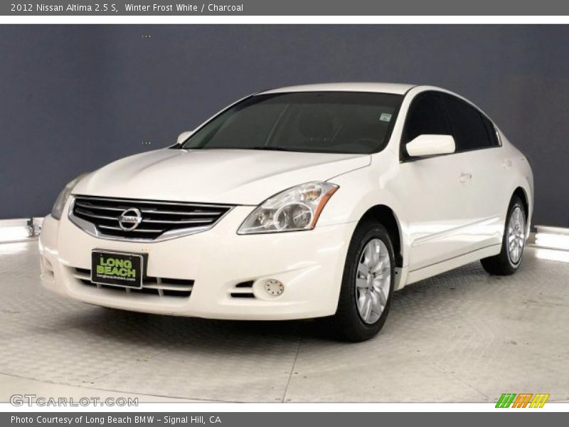 Winter Frost White / Charcoal 2012 Nissan Altima 2.5 S