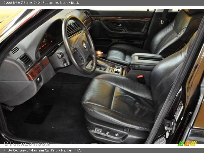 Jet Black / Black 2000 BMW 7 Series 740iL Sedan