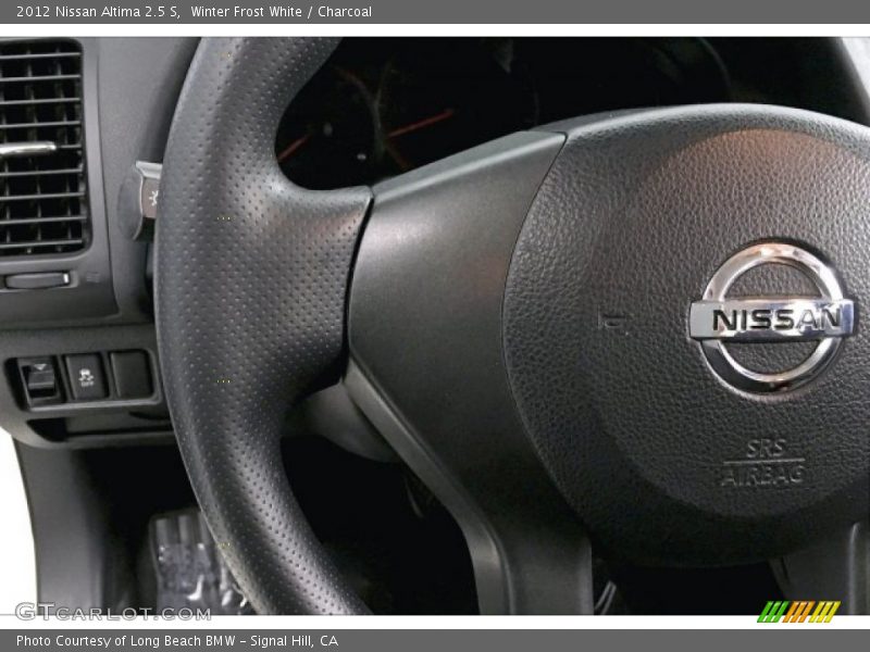 Winter Frost White / Charcoal 2012 Nissan Altima 2.5 S