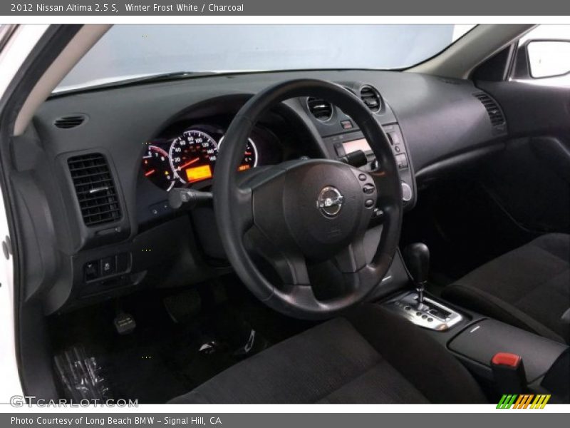 Winter Frost White / Charcoal 2012 Nissan Altima 2.5 S