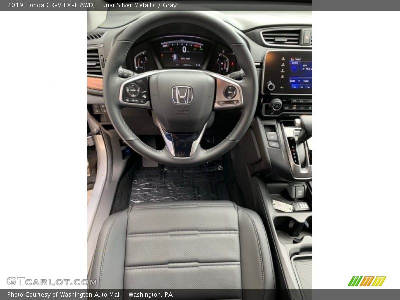 Lunar Silver Metallic / Gray 2019 Honda CR-V EX-L AWD