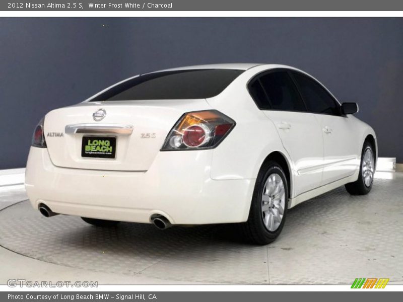 Winter Frost White / Charcoal 2012 Nissan Altima 2.5 S