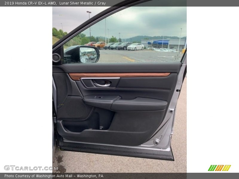 Lunar Silver Metallic / Gray 2019 Honda CR-V EX-L AWD