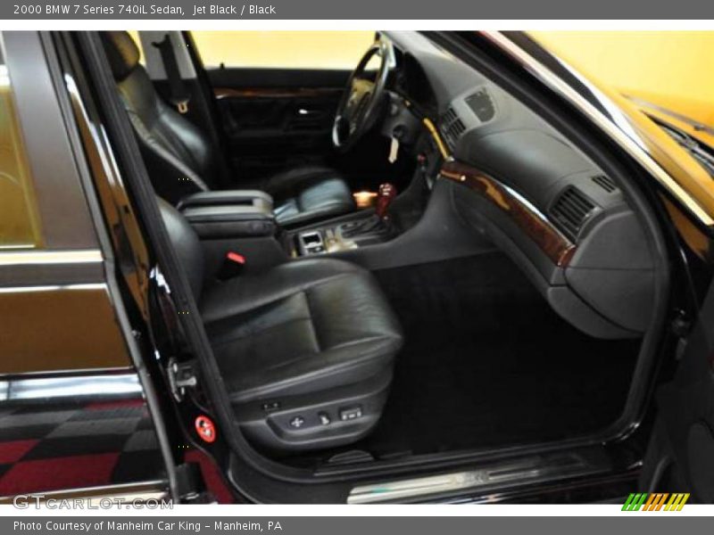 Jet Black / Black 2000 BMW 7 Series 740iL Sedan