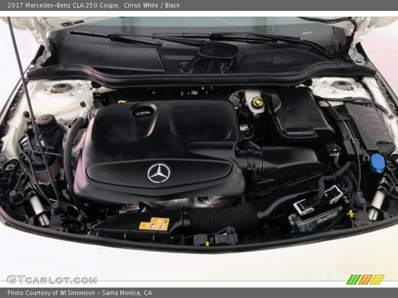 Cirrus White / Black 2017 Mercedes-Benz CLA 250 Coupe
