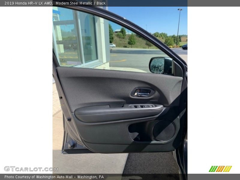 Modern Steel Metallic / Black 2019 Honda HR-V LX AWD