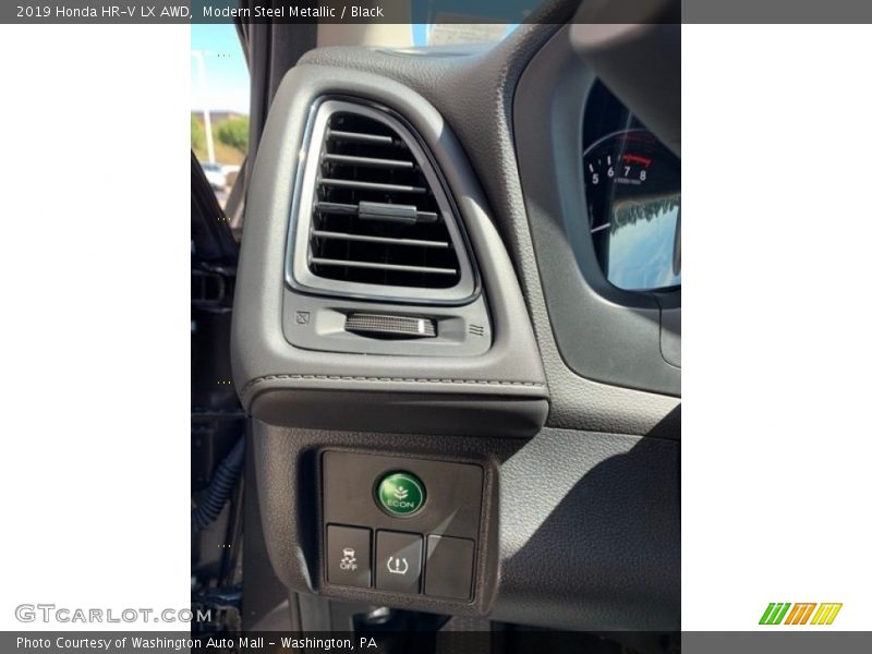 Modern Steel Metallic / Black 2019 Honda HR-V LX AWD