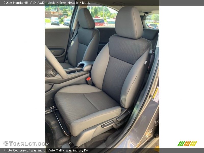 Modern Steel Metallic / Black 2019 Honda HR-V LX AWD