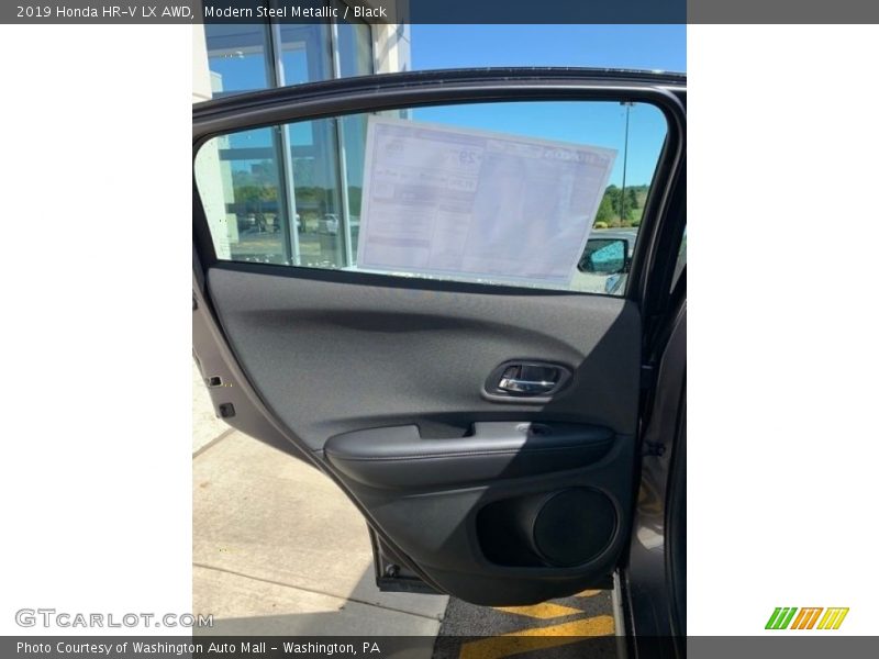 Modern Steel Metallic / Black 2019 Honda HR-V LX AWD
