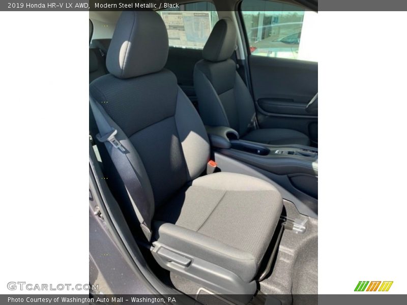Modern Steel Metallic / Black 2019 Honda HR-V LX AWD