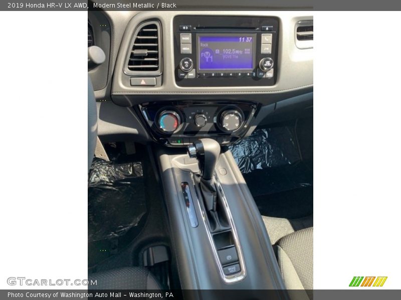 Modern Steel Metallic / Black 2019 Honda HR-V LX AWD