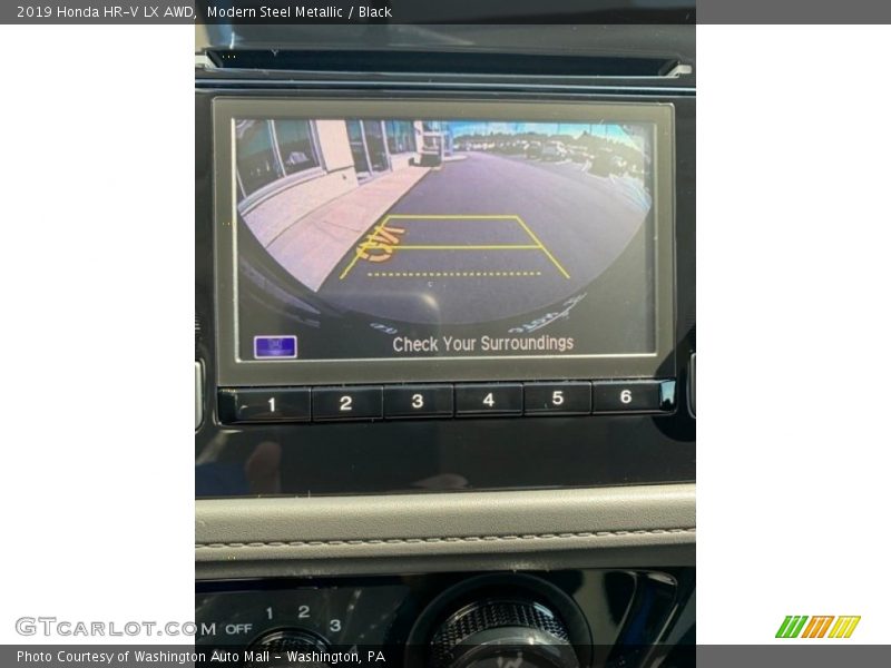 Modern Steel Metallic / Black 2019 Honda HR-V LX AWD