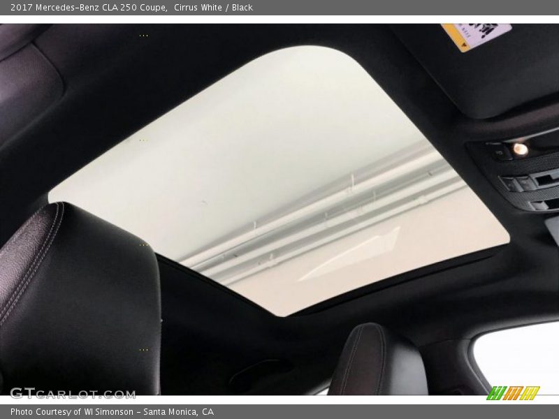 Cirrus White / Black 2017 Mercedes-Benz CLA 250 Coupe