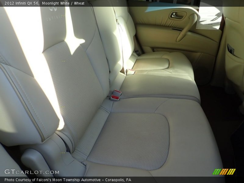 Moonlight White / Wheat 2012 Infiniti QX 56