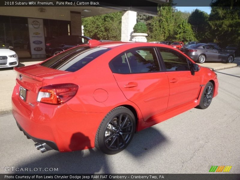 Pure Red / Carbon Black 2018 Subaru WRX Premium