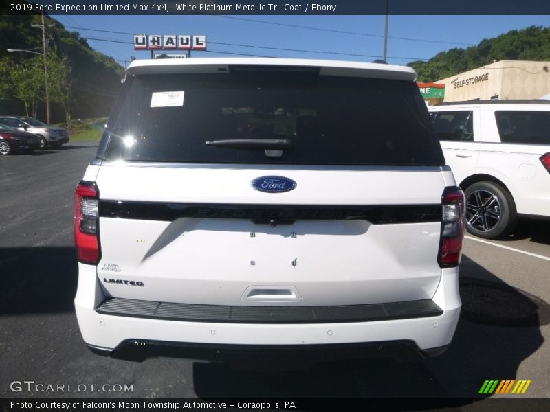White Platinum Metallic Tri-Coat / Ebony 2019 Ford Expedition Limited Max 4x4