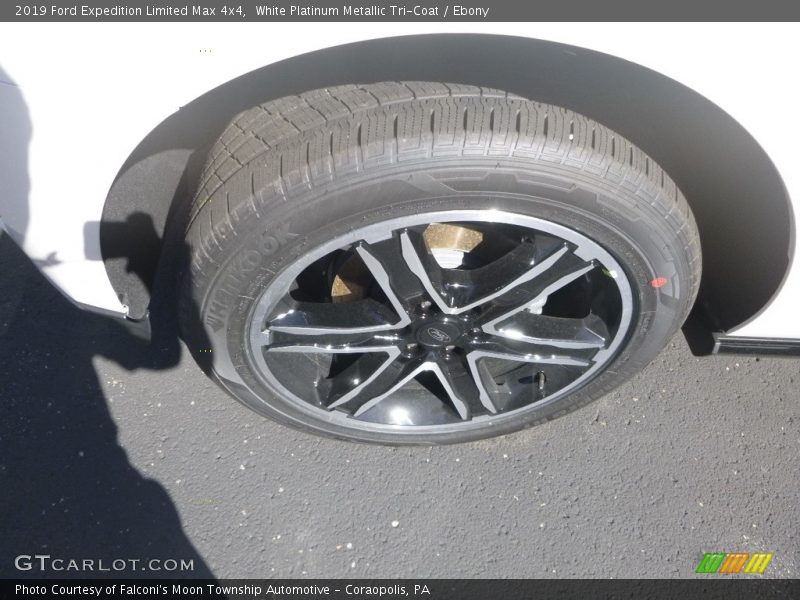 White Platinum Metallic Tri-Coat / Ebony 2019 Ford Expedition Limited Max 4x4