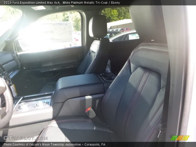 White Platinum Metallic Tri-Coat / Ebony 2019 Ford Expedition Limited Max 4x4