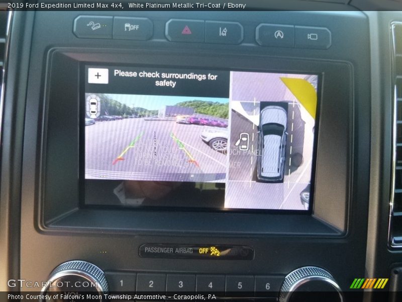 White Platinum Metallic Tri-Coat / Ebony 2019 Ford Expedition Limited Max 4x4