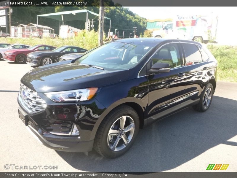 Agate Black / Ebony 2019 Ford Edge SEL AWD