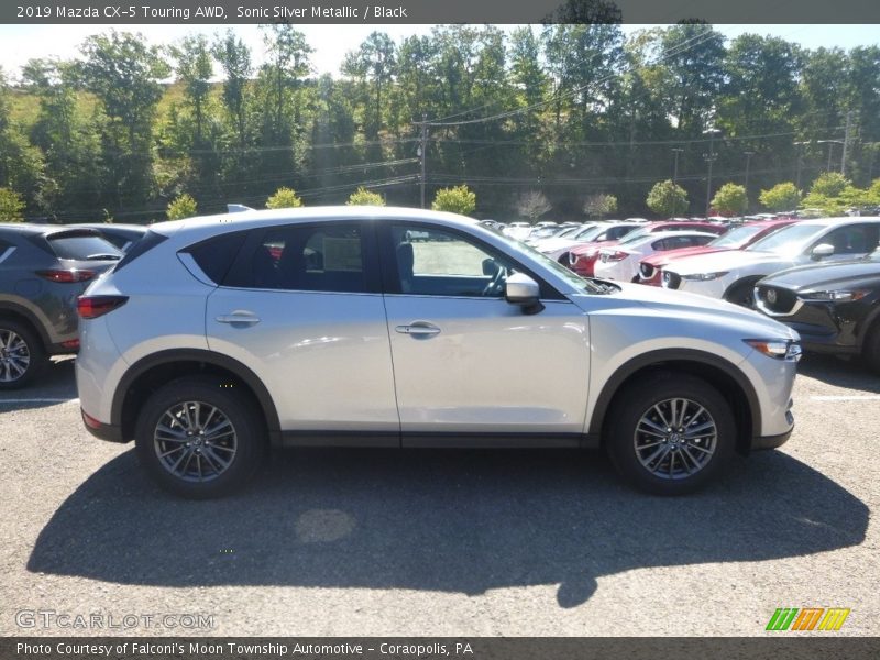 Sonic Silver Metallic / Black 2019 Mazda CX-5 Touring AWD
