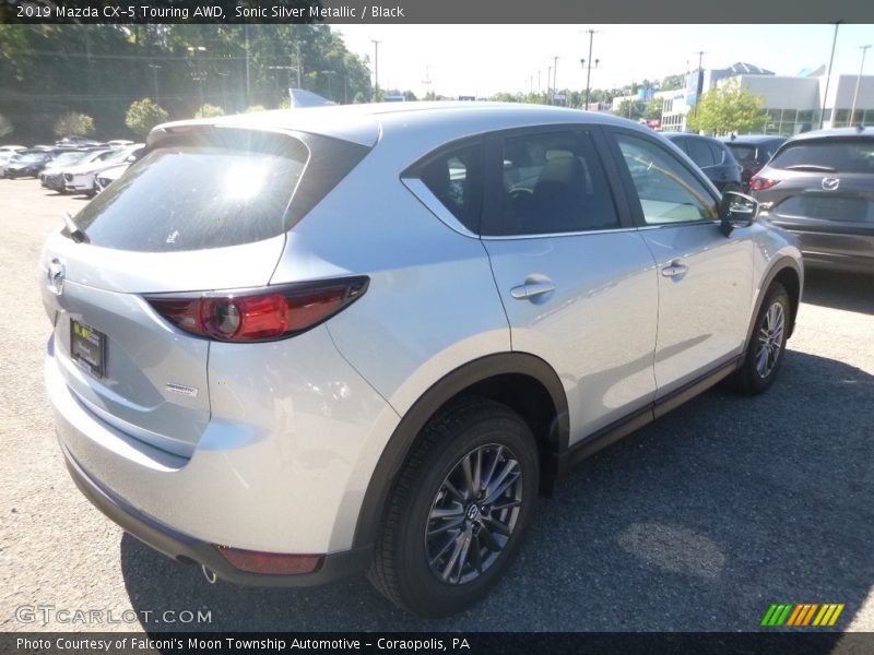 Sonic Silver Metallic / Black 2019 Mazda CX-5 Touring AWD