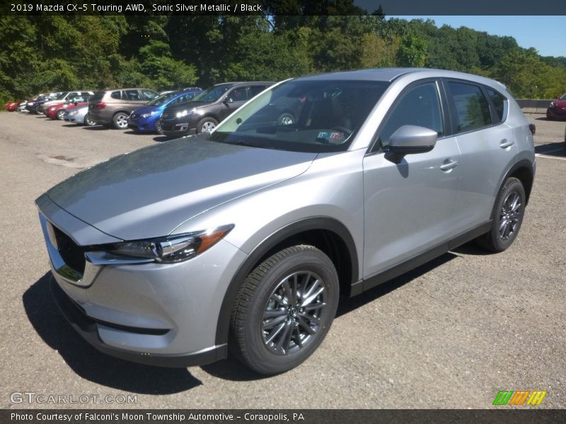 Sonic Silver Metallic / Black 2019 Mazda CX-5 Touring AWD
