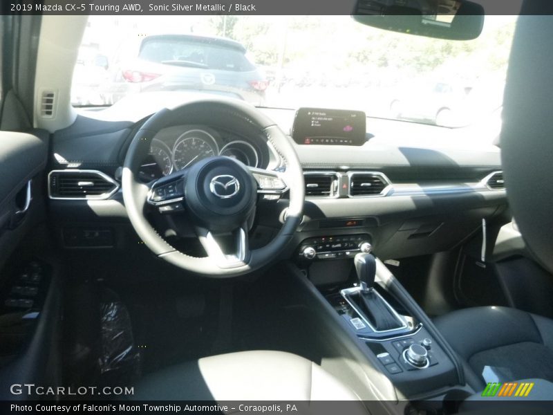 Sonic Silver Metallic / Black 2019 Mazda CX-5 Touring AWD