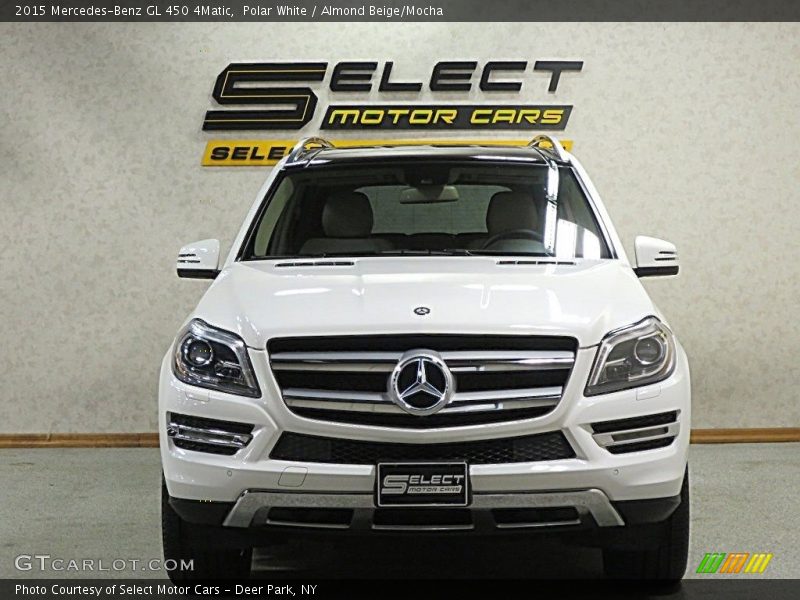 Polar White / Almond Beige/Mocha 2015 Mercedes-Benz GL 450 4Matic