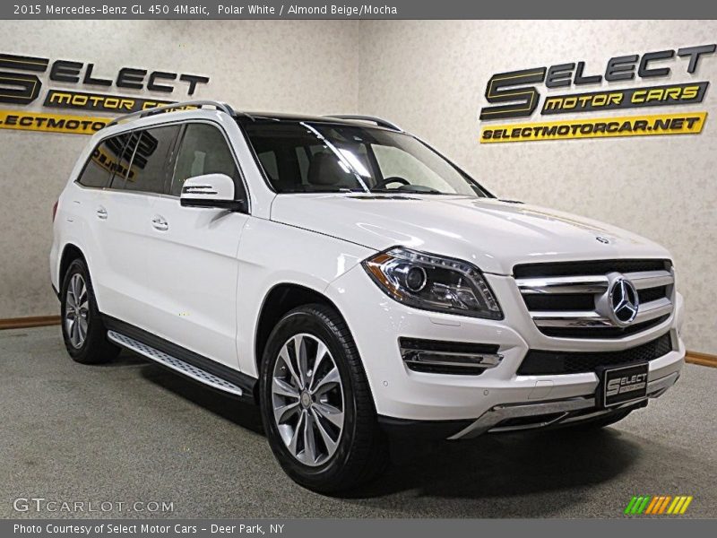 Polar White / Almond Beige/Mocha 2015 Mercedes-Benz GL 450 4Matic