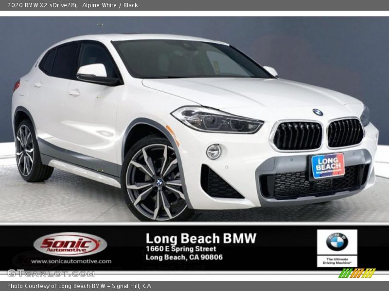 Alpine White / Black 2020 BMW X2 sDrive28i
