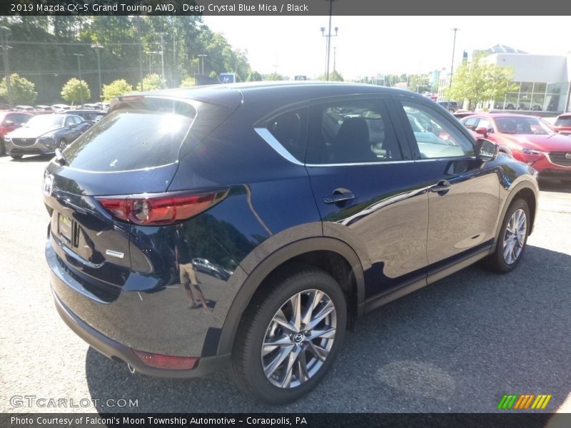 Deep Crystal Blue Mica / Black 2019 Mazda CX-5 Grand Touring AWD