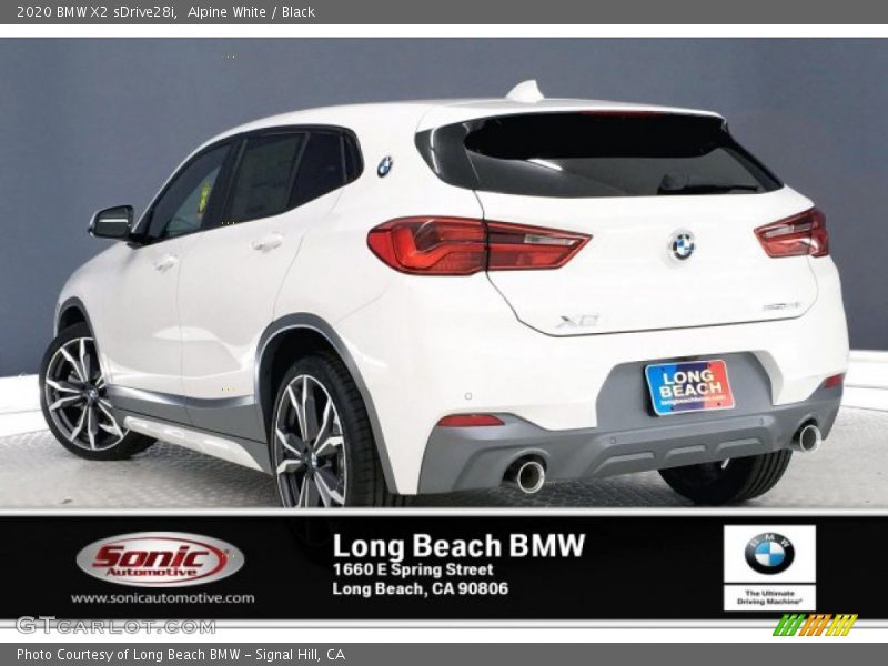 Alpine White / Black 2020 BMW X2 sDrive28i