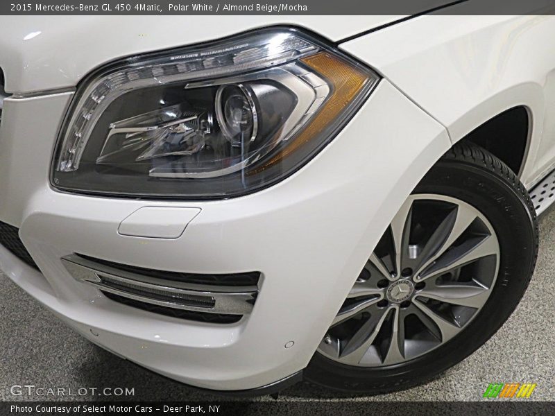 Polar White / Almond Beige/Mocha 2015 Mercedes-Benz GL 450 4Matic
